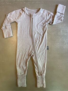 0-3m Millie + Roo Bamboo Zippy in Stone